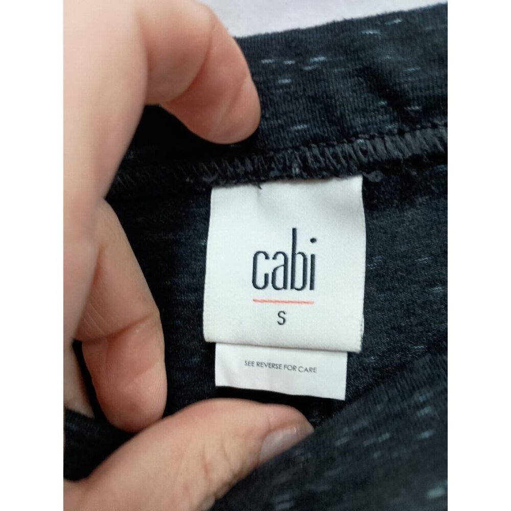 CAbi Womens Skirted M Legging Small Gray Space Dye Ankle Activewear #3210 - Picture 5 of 8